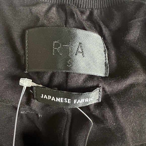 RTA Black Dress with silver zipper https://rta.com/products/hilda-dress-black - Picture 4 of 5